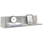 vidaXL Rafturi perete 2 buc. gri beton 75x16,5x16,5 cm lemn prelucrat vidaXL Rafturi perete 2 buc. gri beton 75x16,5x16,5 cm lemn prelucrat