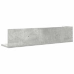 vidaXL Rafturi perete 2 buc. gri beton 75x16,5x16,5 cm lemn prelucrat vidaXL Rafturi perete 2 buc. gri beton 75x16,5x16,5 cm lemn prelucrat