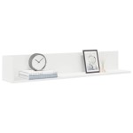 vidaXL Rafturi de perete 2 buc., alb, 100x16,5x16,5 cm, lemn prelucrat vidaXL Rafturi de perete 2 buc., alb, 100x16,5x16,5 cm, lemn prelucrat