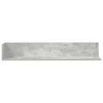 vidaXL Rafturi perete 2 buc. gri beton 100x16,5x16,5 cm lemn prelucrat vidaXL Rafturi perete 2 buc. gri beton 100x16,5x16,5 cm lemn prelucrat