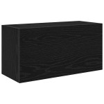 vidaXL Dulap de perete de baie, negru, 60x25x30 cm, lemn prelucrat vidaXL Dulap de perete de baie, negru, 60x25x30 cm, lemn prelucrat