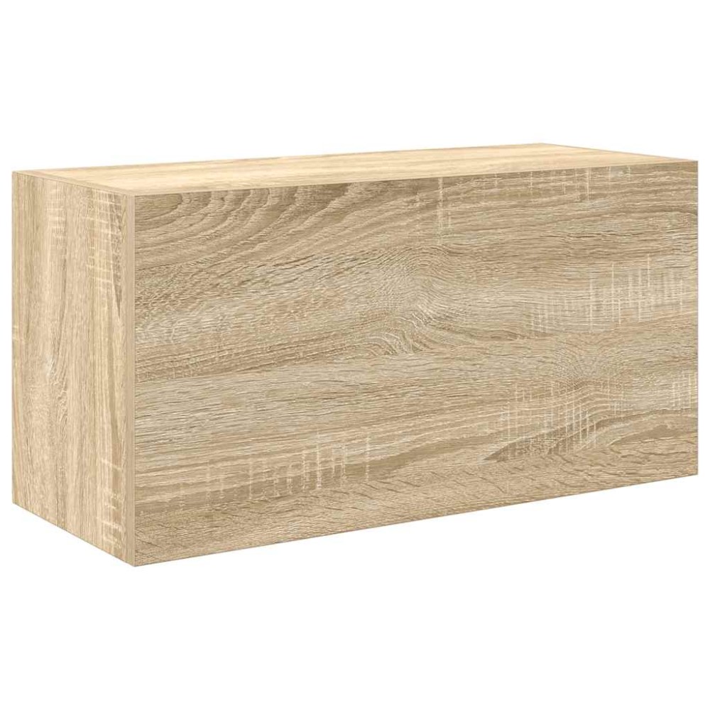 vidaXL Dulap perete baie, stejar sonoma, 60x25x30 cm, lemn prelucrat