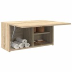 vidaXL Dulap perete baie, stejar sonoma, 60x25x30 cm, lemn prelucrat