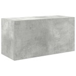 vidaXL Dulap perete baie, gri beton, 60x25x30 cm, lemn prelucrat vidaXL Dulap perete baie, gri beton, 60x25x30 cm, lemn prelucrat