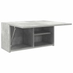 vidaXL Dulap perete baie, gri beton, 60x25x30 cm, lemn prelucrat vidaXL Dulap perete baie, gri beton, 60x25x30 cm, lemn prelucrat
