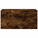vidaXL Dulap perete baie, stejar fumuriu, 60x25x30 cm, lemn prelucrat
