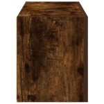 vidaXL Dulap perete baie, stejar fumuriu, 60x25x30 cm, lemn prelucrat