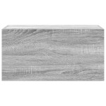 vidaXL Dulap perete baie, gri sonoma, 60x25x30 cm, lemn prelucrat vidaXL Dulap perete baie, gri sonoma, 60x25x30 cm, lemn prelucrat