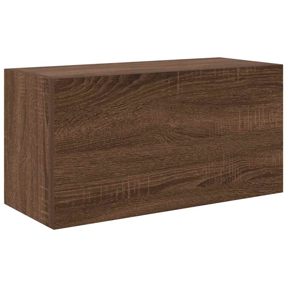 vidaXL Dulap perete de baie, stejar maro, 60x25x30 cm, lemn prelucrat