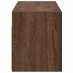 vidaXL Dulap perete de baie, stejar maro, 60x25x30 cm, lemn prelucrat
