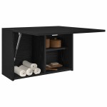 vidaXL Dulap de perete de baie, negru, 60x25x40 cm, lemn prelucrat vidaXL Dulap de perete de baie, negru, 60x25x40 cm, lemn prelucrat