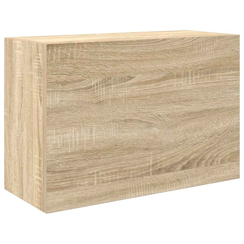 vidaXL Dulap perete baie, stejar sonoma, 60x25x40 cm, lemn prelucrat