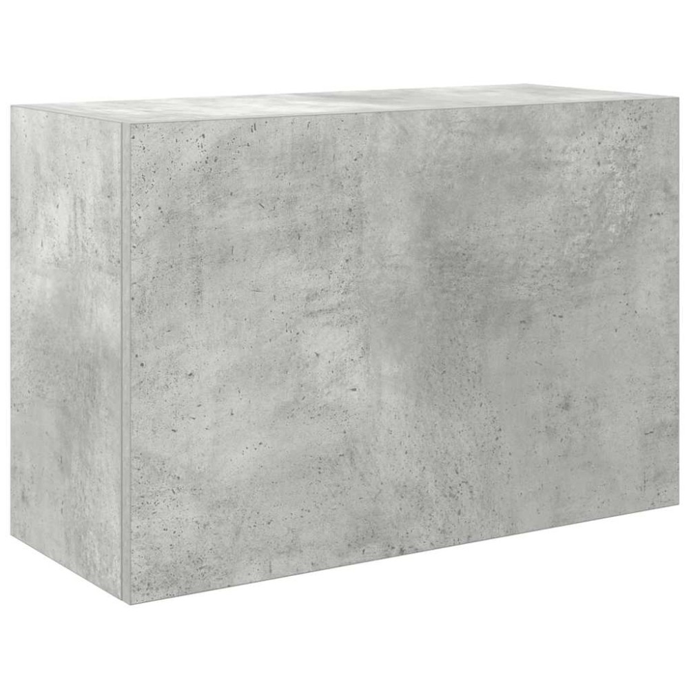 vidaXL Dulap perete baie, gri beton, 60x25x40 cm, lemn prelucrat