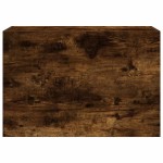 vidaXL Dulap perete baie, stejar fumuriu, 60x25x40 cm, lemn prelucrat