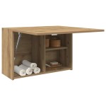 vidaXL Dulap perete baie stejar artizanal, 60x25x40 cm, lemn prelucrat vidaXL Dulap perete baie stejar artizanal, 60x25x40 cm, lemn prelucrat
