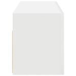 vidaXL Dulap de perete de baie, alb, 80x25x30 cm, lemn prelucrat vidaXL Dulap de perete de baie, alb, 80x25x30 cm, lemn prelucrat