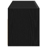 vidaXL Dulap de perete de baie, negru, 80x25x30 cm, lemn prelucrat vidaXL Dulap de perete de baie, negru, 80x25x30 cm, lemn prelucrat