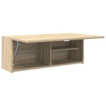 vidaXL Dulap perete baie, stejar sonoma, 80x25x30 cm, lemn prelucrat