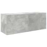 vidaXL Dulap perete baie, gri beton, 80x25x30 cm, lemn prelucrat vidaXL Dulap perete baie, gri beton, 80x25x30 cm, lemn prelucrat