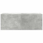 vidaXL Dulap perete baie, gri beton, 80x25x30 cm, lemn prelucrat vidaXL Dulap perete baie, gri beton, 80x25x30 cm, lemn prelucrat