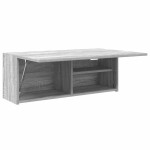 vidaXL Dulap perete baie, gri sonoma, 80x25x30cm, lemn prelucrat vidaXL Dulap perete baie, gri sonoma, 80x25x30cm, lemn prelucrat