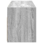 vidaXL Dulap perete baie, gri sonoma, 80x25x30cm, lemn prelucrat vidaXL Dulap perete baie, gri sonoma, 80x25x30cm, lemn prelucrat