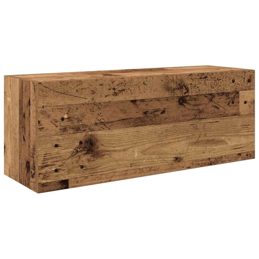 vidaXL Dulap perete de baie, lemn vechi, 80x25x30 cm, lemn prelucrat
