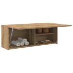 vidaXL Dulap perete baie stejar artizanal, 80x25x30 cm, lemn prelucrat vidaXL Dulap perete baie stejar artizanal, 80x25x30 cm, lemn prelucrat