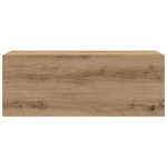 vidaXL Dulap perete baie stejar artizanal, 80x25x30 cm, lemn prelucrat vidaXL Dulap perete baie stejar artizanal, 80x25x30 cm, lemn prelucrat