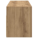 vidaXL Dulap perete baie stejar artizanal, 80x25x30 cm, lemn prelucrat vidaXL Dulap perete baie stejar artizanal, 80x25x30 cm, lemn prelucrat