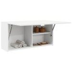 vidaXL Dulap de perete de baie, alb, 80x25x40 cm, lemn prelucrat vidaXL Dulap de perete de baie, alb, 80x25x40 cm, lemn prelucrat