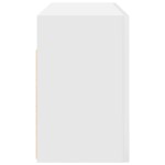 vidaXL Dulap de perete de baie, alb, 80x25x40 cm, lemn prelucrat vidaXL Dulap de perete de baie, alb, 80x25x40 cm, lemn prelucrat