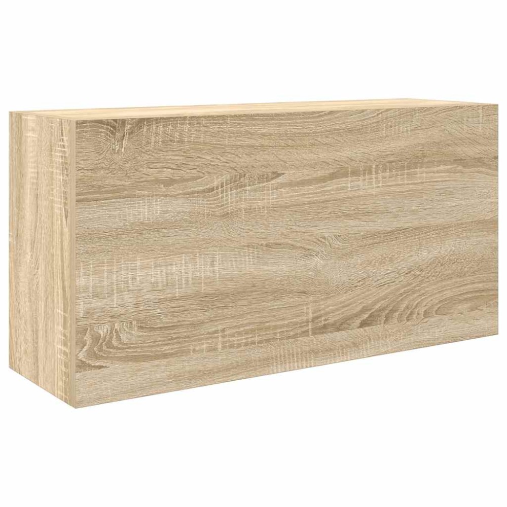 vidaXL Dulap perete baie, stejar sonoma, 80x25x40 cm, lemn prelucrat