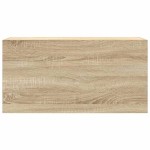 vidaXL Dulap perete baie, stejar sonoma, 80x25x40 cm, lemn prelucrat