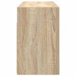 vidaXL Dulap perete baie, stejar sonoma, 80x25x40 cm, lemn prelucrat