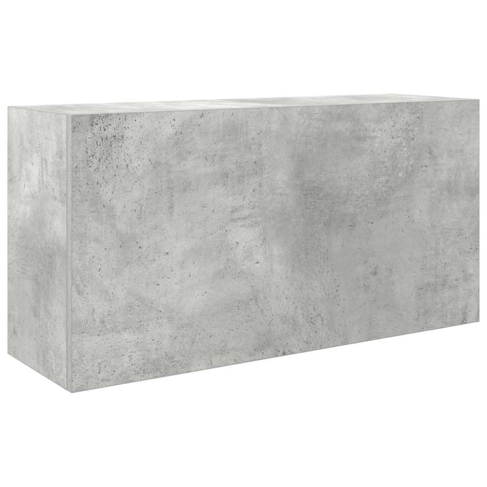 vidaXL Dulap perete baie, gri beton, 80x25x40 cm, lemn prelucrat