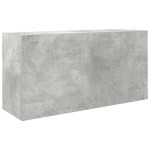 vidaXL Dulap perete baie, gri beton, 80x25x40 cm, lemn prelucrat