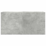 vidaXL Dulap perete baie, gri beton, 80x25x40 cm, lemn prelucrat
