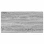 vidaXL Dulap perete baie, gri sonoma, 80x25x40cm, lemn prelucrat vidaXL Dulap perete baie, gri sonoma, 80x25x40cm, lemn prelucrat