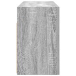 vidaXL Dulap perete baie, gri sonoma, 80x25x40cm, lemn prelucrat vidaXL Dulap perete baie, gri sonoma, 80x25x40cm, lemn prelucrat