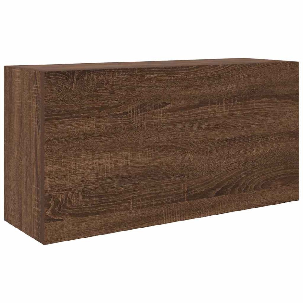 vidaXL Dulap perete de baie, stejar maro, 80x25x40 cm, lemn prelucrat