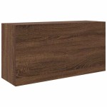 vidaXL Dulap perete de baie, stejar maro, 80x25x40 cm, lemn prelucrat