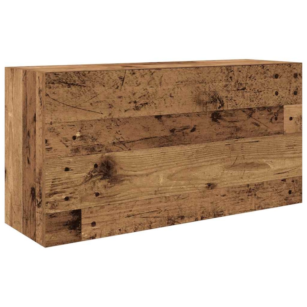 vidaXL Dulap perete de baie, lemn vechi, 80x25x40 cm, lemn prelucrat