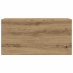 vidaXL Dulap perete baie stejar artizanal, 80x25x40 cm, lemn prelucrat vidaXL Dulap perete baie stejar artizanal, 80x25x40 cm, lemn prelucrat