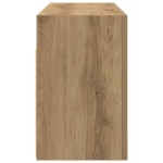 vidaXL Dulap perete baie stejar artizanal, 80x25x40 cm, lemn prelucrat vidaXL Dulap perete baie stejar artizanal, 80x25x40 cm, lemn prelucrat