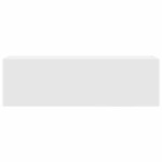 vidaXL Dulap de perete de baie, alb, 100x25x30 cm, lemn prelucrat vidaXL Dulap de perete de baie, alb, 100x25x30 cm, lemn prelucrat