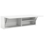 vidaXL Dulap de perete de baie, alb, 100x25x30 cm, lemn prelucrat vidaXL Dulap de perete de baie, alb, 100x25x30 cm, lemn prelucrat
