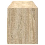 vidaXL Dulap perete baie, stejar sonoma, 100x25x30 cm, lemn prelucrat