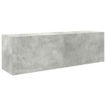 vidaXL Dulap perete baie, gri beton, 100x25x30 cm, lemn prelucrat vidaXL Dulap perete baie, gri beton, 100x25x30 cm, lemn prelucrat