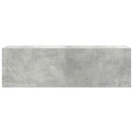 vidaXL Dulap perete baie, gri beton, 100x25x30 cm, lemn prelucrat vidaXL Dulap perete baie, gri beton, 100x25x30 cm, lemn prelucrat
